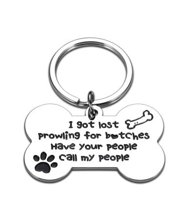 Funny Gifts for Cat Dog Lovers Women Dog Tags Personalized for Dogs Cats Puppys Kittens Birthday Christmas Gift for Son Daughter Dog Cat Owner from Dad Mom Bestie BFF Stainless Steel Pet Tag