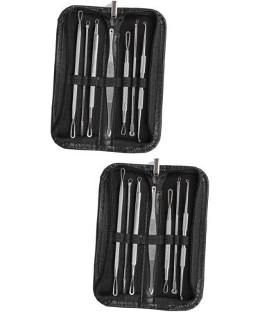 FOMIYES 14 Pcs Pimple Tools Blackhead Removal Extractor Stainless Steel - Buy Online on GoSupps.com
