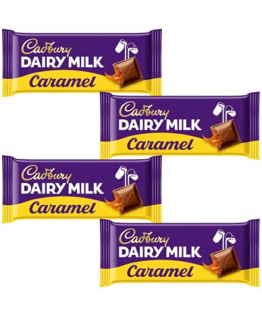 Milk Caramel Chocolate Bundle With Dairy Milk Caramel Chocolate Bar 120g (4 Pack)
