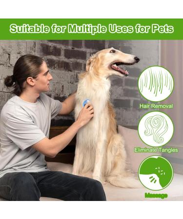 4-Piece Pet Knotting Comb Set - Hair Removal Tool for Cats & Dogs | Long-Haired Pet Care - Buy Online on GoSupps.com