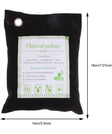 Minkissy 2-Pack Bamboo Coal Bags for Air Purification | Natural Fresh Air Cleaning Solution - Buy Online on GoSupps.com