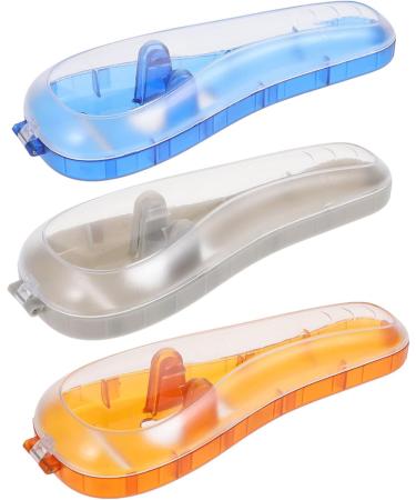 3-Piece Box Razor Storage & Protector Case | Travel-Safe Shaving Solutions for Men - Buy Online on GoSupps.com