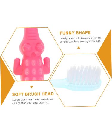 Magiclulu 8 Pack Crocodile Toothbrushes for Kids - Soft Bristles Fun Design Perfect Children's Dental Care - Buy Online on GoSupps.com