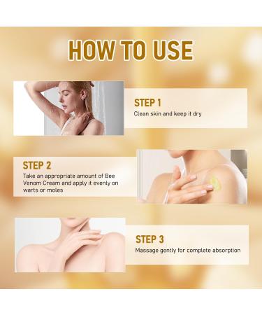 Gaukomzs 2PCS Bee Venom Cream Visibly reduces skin blemishes and smoothes skin - Buy Online on GoSupps.com