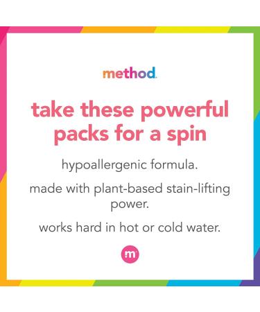 Method Ginger Mango Laundry Detergent Packs - 42 Count (Pack of 2) | Hypoallergenic & Plant-Based Stain Remover | Works in Hot & Cold Water - Buy Online on GoSupps.com