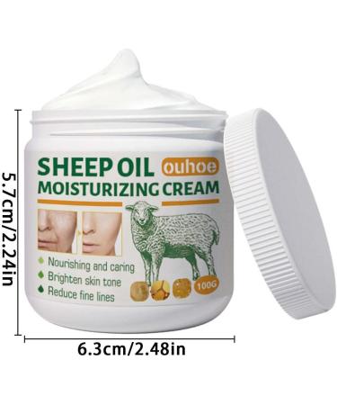 FASSME Facial Moisturizer Sheep Oil Face Creams NonGreasy Locks Moisture Firms Your Skin Body Care - Buy Online on GoSupps.com