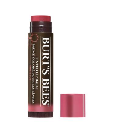 Burt's Bees Natural Tinted Lip Balm 4.25 g - Rose Natural Flavour 4.25 g (Pack of 1) - Buy Online on GoSupps.com