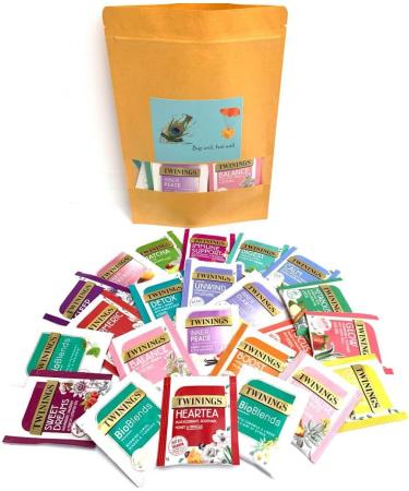 Twinings Superblends Tea Fruit Herbal Tea Selection Gift Set 23 Mixed Flavours of Superblends Soulful Blends BioBlends Mixed Collection Individually Wrapped tea bags Variety Pack Bags - Buy Online on GoSupps.com