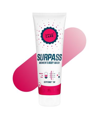 SURPASS Post Workout Energizing Body Wash for Women | Anti-Aging Shower Gel | Magnesium Boosted | Moisturizes & Improves Skin Texture | Accelerates Athletic Skin Recovery (8.45oz)