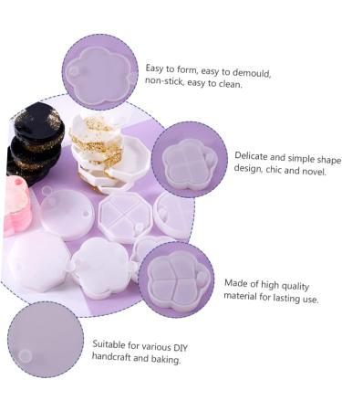 NUOBESTY Candle Epoxy Molds 3pcs Box Jewelry Box Silicone Mold Earth Tones To Rotate Lip Gloss Candle Molds White 10.8X10.2X2.6CM - Buy Online on GoSupps.com