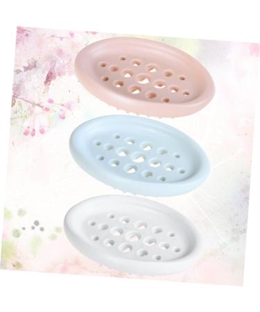 Ciieeo 9 Pcs Bathroom Soap Drainer Silicone Pink Basin Bar Soap Holder Travel Spray Bottle Perfume Claw Hammer Wrist Bands for Washing Face Soap Draining Holder Hollow Out Soap Box - Buy Online on GoSupps.com