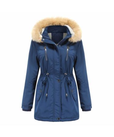 Hehiy women winter coat warm quilted coat long with hood buffer jacket women winter women jacket winter short jacket women xxl down transition jacket women autumn light blue 4xl