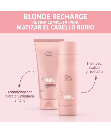Shop Wella Invigo Blonde Recharge Conditioner - Cool Blonde 200ml | Odourless | International Shipping Available - Buy Online on GoSupps.com