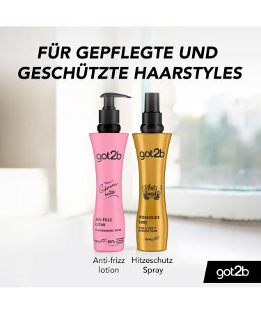 GOT2B Guardian Angel Heat Protect Spray 200ml - Protects Hair up to 230 C Glossy Finish Styling Lotion - 6-Pack - Buy Online on GoSupps.com