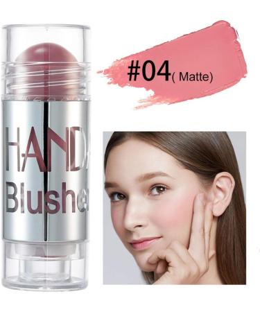 PICKX Chubby Blush Stick Multipurpose Blush Blush Stick For Cheeks Cream Blush Pink Blush Peach Stick Matte Stick Glow Stick Brighten Skin Tone (04#Matte) - Buy Online on GoSupps.com