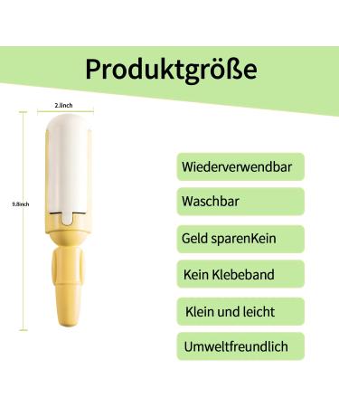 YQDMSD Reusable Lint Roller for Animal Hair - Best Pet Hair Remover for Sofa Bed Carpet & Scratching Post - Buy Online on GoSupps.com