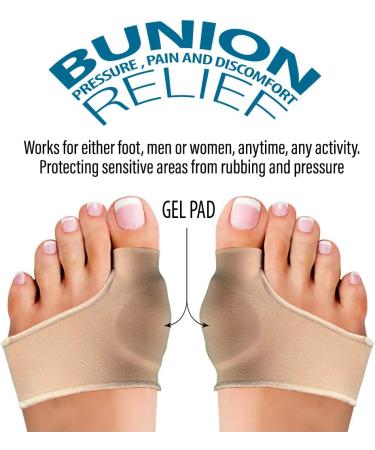 Bunion Toe Corrector & Metatarsal Hammer Toe Pads - Orthopedic Gel Pain Relief for Men & Women | Cushion Splint Insert for Shoes & Socks (4 Pack) - Buy Online on GoSupps.com
