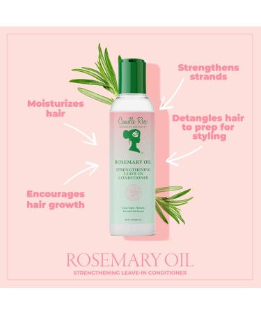 Camille Rose Rosemary Oil Leave-In Conditioner | 8 fl oz | Natural Hair Growth & Strengthening Formula with Castor Oil & Peppermint - Buy Online on GoSupps.com