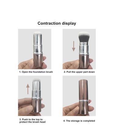 Oil Absorbing Face Roller & Telescopic Brush Reusable Volcanic Skin Care Tool for Home & Travel (Pink - Buy Online on GoSupps.com