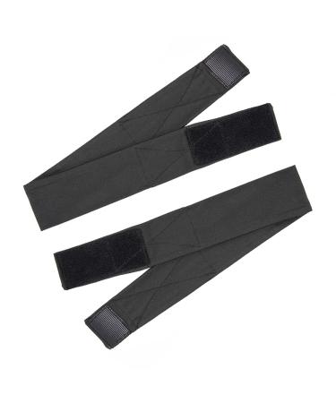 2Pcs Silk Headband for Making Wig Black Silk Headband Adjustable Silk Headband for Headband Wig and Wig Cap Black 2.1x21 Inch (Pack of 2)