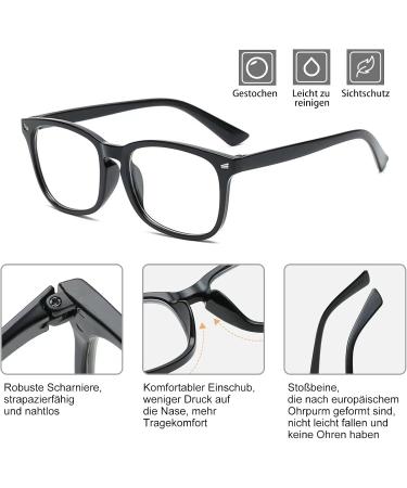 Na Jingshu Anti-Blue Light Reading Glasses | Blue Light Filter Computer & Gaming Glasses for Men & Women - Visual Correction & Eye Protection - Buy Online on GoSupps.com