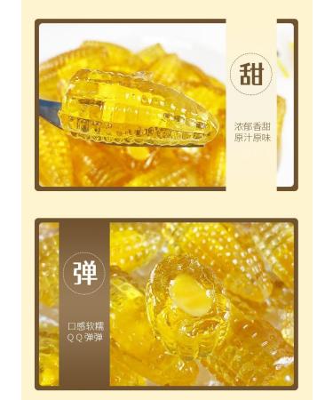 Corn Juice Transparent Candy Corn Soft Candy Corn Lollipop Chinese Candy Sweet Corn Flavor Soft Candy Cream Corn Candy Chewing Milk Candy Casual Snacks Fruit candy (200g) - Buy Online on GoSupps.com