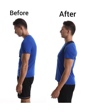 Posture Corrector for Men & Women | Adjustable Upper Back Brace | Breathable Support & Straightener for Neck Back Clavicle & Shoulders - Shop Now - Buy Online on GoSupps.com