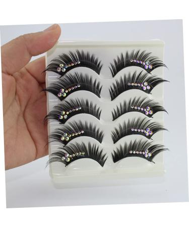 Beavorty 5 Pairs Diamond Eyelashes | Colorful Lash Extensions & Royal Silk False Lashes with Rhinestones | Natural Look Makeup - Buy Online on GoSupps.com