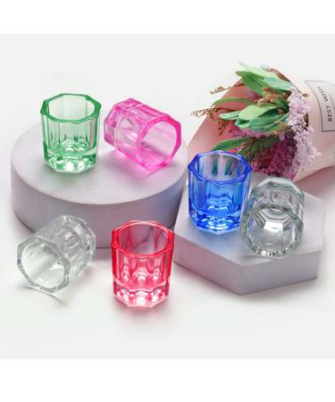 Drehdy 4 Pack Dappen Dish Cups for Nail Art - Acrylic Liquid & Powder Holder - Manicure Care Tools - 4 Colors - Buy Online on GoSupps.com