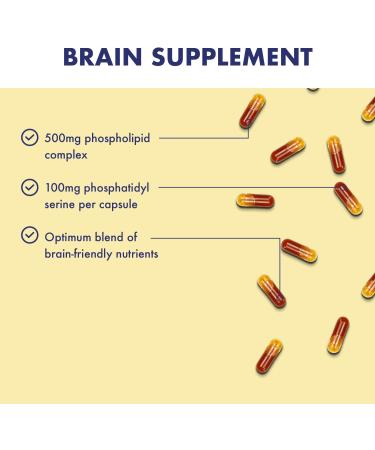 Higher Nature Phosphatidyl Serine - Brain Health Support Supplement - Vegetarian/Vegan - 45 Capsules - Buy Online on GoSupps.com