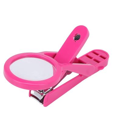 Older Nail Clipper with Magnifying Glass - Stainless Steel Adjustable Fingernail & Toenail Cutter for Seniors & Babies (Rose Red) - Buy Online on GoSupps.com