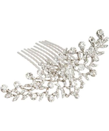 DOITOOL Diamond Headpiece Hair Accessories for Women Prom Accesorios Para Mujer Crystal Headpiece Silver Headpiece Wedding Hair Accessories for Women Bride Vintage Hair Comb - Buy Online on GoSupps.com