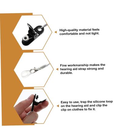 Gleavi 5 STK Hearing Aid Safety Clips & Cable Clips - Anti-Loss Protection | Mini Nylon-Silicone Loudspeaker | International Shipping - Buy Online on GoSupps.com