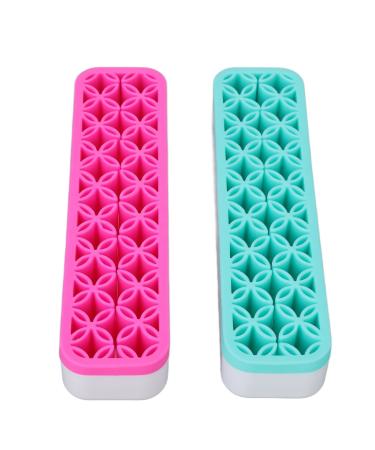 Desktop Paint Pen Holder 2 Makeup Brush Holder Prevent Tipping Over for Eyeliner for Home Use