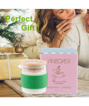 ANSOYER Vanilla Massage Candle 200g - Luxurious Aromatherapy for Relaxation & Wellness - Buy Online on GoSupps.com