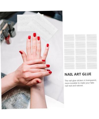 ARTSEWPLY 15 Sheets of Nail Gel Glue to Make Nail Tips Natural - Nail Art Glue Fake Nail Glue Gel Nail Glue Self-Adhesive Nail Glue Nail Stickers Practical Nail Glue Pink - Buy Online on GoSupps.com