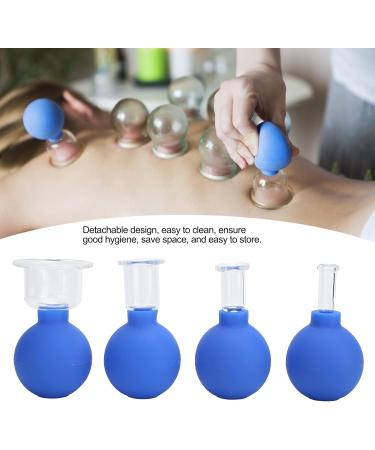 4-Part Multifunctional Cupping Set | Detoxify Enhance Blood Circulation & Rejuvenate Skin | Durable Rubber & Glass Cups - Buy Online on GoSupps.com