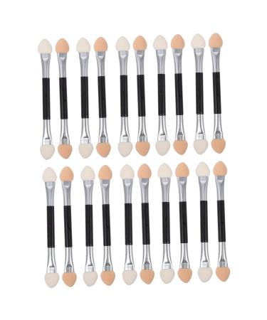 Beatifufu Disposable 20pcs Latex Eye Shadow Stick Eyeshadow Sponges Foam Sponge Makeup Brush H3210 Eyelash Mackey