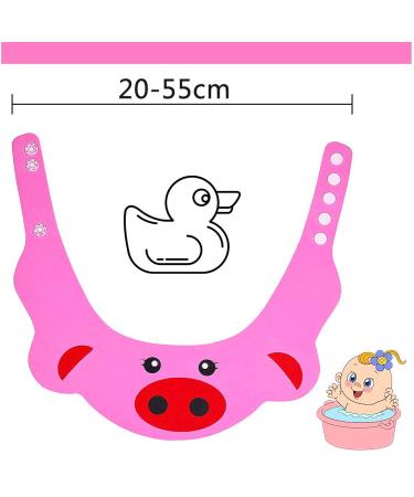 3-Pack Adjustable Baby Shampoo Cap - Waterproof Children's Shower Hood for Easy Bath Time Protection - Buy Online on GoSupps.com