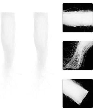Holibanna 6 Pairs Santa Claus Fake Eyebrows Costume Santa White Eyebrow Realistic Facial Hair Eyebrows Fake Beard Costume - Buy Online on GoSupps.com