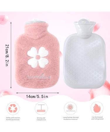 Buy 500ml Bouillotte Heat Bottle - Cozy Fluffy Cover for Pain Relief Perfect Gift for Family & Friends - Buy Online on GoSupps.com