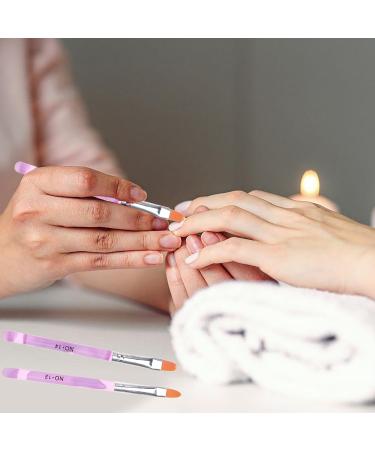 7-Piece Gel Nail Brush Set - Perfect for Gel & Acrylic Nail Art | UV Gel Brushes for Professional Manicure - Buy Online on GoSupps.com