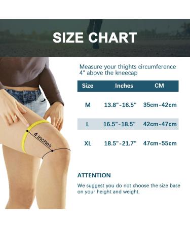 BESKEY Large Orange Knee Support (Pair) - Anti Slip Knee Brace for Joint Pain Relief and Injury Recovery - Elastic, Breathable Compression Sleeve for Arthritic Sufferers and Sports Enthusiasts - Buy Online on GoSupps.com