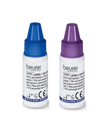Control solution for blood glucose meters GL40 2x 4 ml bottles GL 40