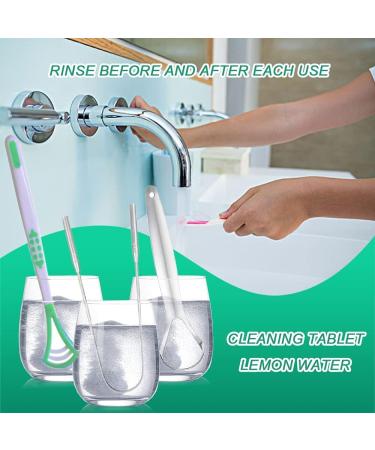 5-Piece Stainless Steel Tongue Cleaner Set | Fresh Breath & Bad Breath Relief for Adults & Children - Buy Online on GoSupps.com