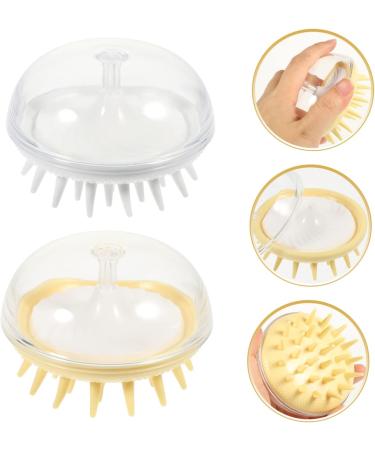 FOMIYES Shampoo Brush Set - 10 Silicone Hair Massagers for Scalp Care | Perfect for Shower & Pet Grooming | Multi-Color Hairbrushes 8x8x5cm - Buy Online on GoSupps.com