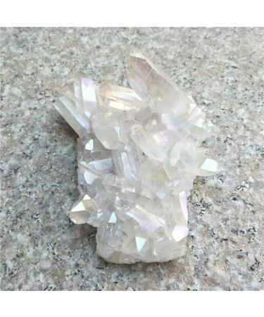 Natural Crystal Rough Natural White Crystal Aura Quartz Stone Cluster Specimen 150g-380g Beautiful Natural Crystal Stone QINTINYIN (Color : 210g-260g) - Buy Online on GoSupps.com