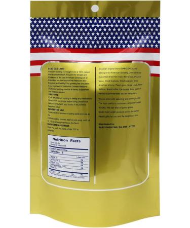 DABC OAK LAND American Ginseng Slices from Wisconsin (Sliced Ginseng Root Wisconsin Grown!Most People Use It to Make Ginseng Tea! Good for Health! (American Ginseng Large Branch 4 Packs of 1 Pound) - Buy Online on GoSupps.com