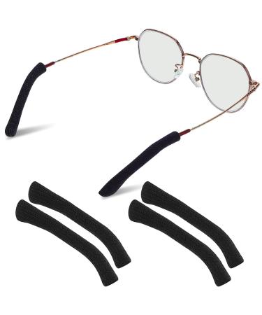 Lalafina 2 pairs of leg covers for sunglasses glasses holder for behind the ear holder for glasses hanging tips sunglasses holder.