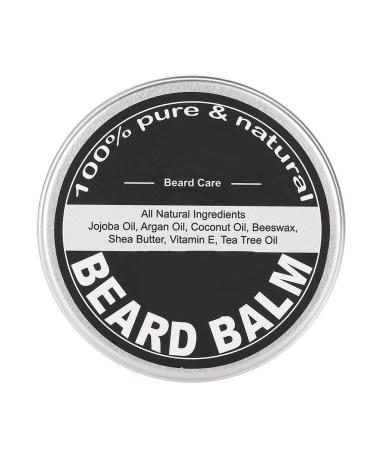 Men's Beard Care Balm Mustache Moisturizing Wax Beard Wax Prevents Split Ends and Falling Shaving Care 60 G